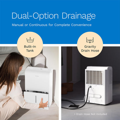 hOmeLabs Smart 50 Pint Dehumidifier 7000 Sq Ft