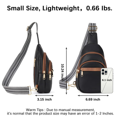 BOSTANTEN Chic Leather Crossbody Sling Bag