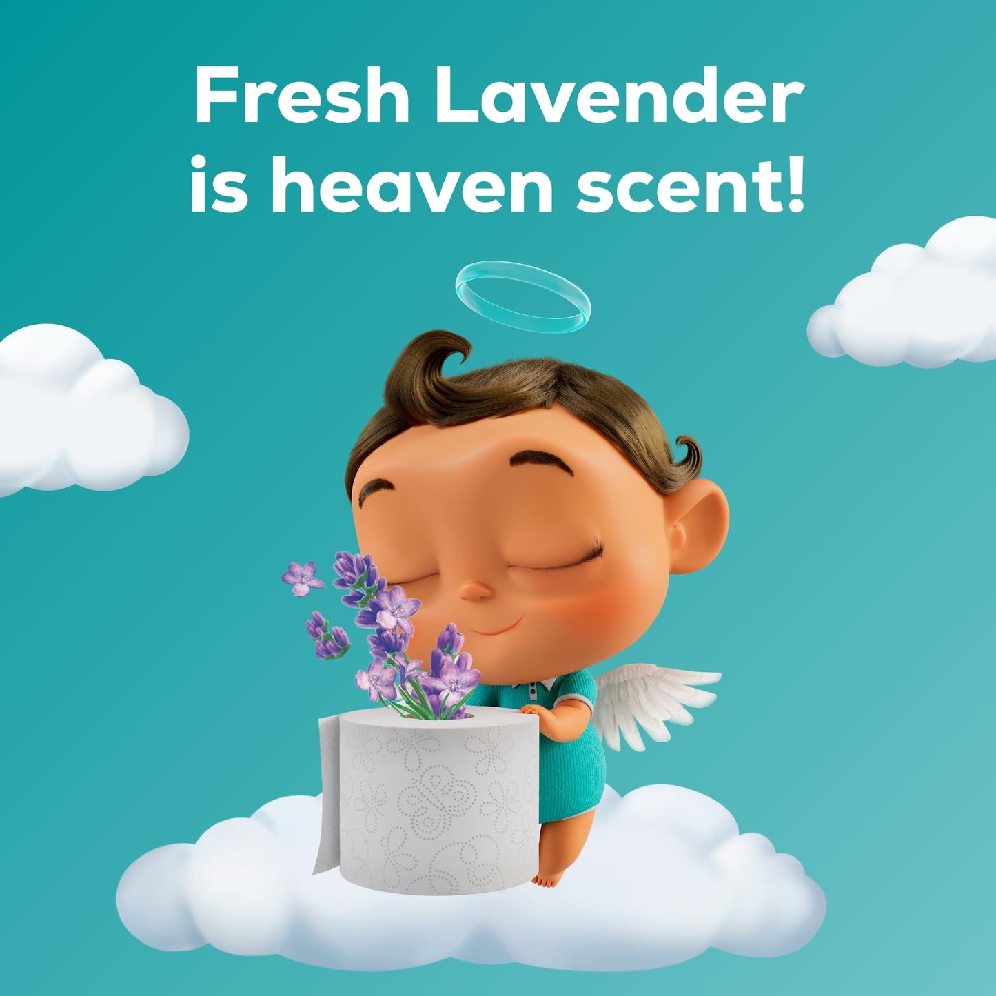 Angel Fresh Lavender Mega Toilet Rolls - Soft & Strong