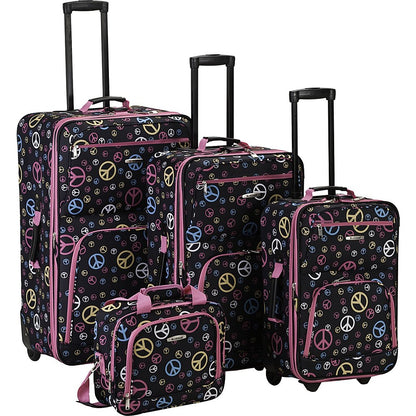 Rockland Expandable Dot Luggage Set - 2 Piece