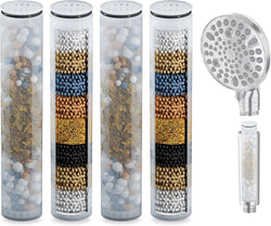 4 Pack Shower Filter Replacement Cartridge, Shower Head Filter Replacement Suitable for HEROBAI Rainfall Shower Head Combo, Shower Head Filter for Hard Water, Remove Chlorine (4PCS Filter Cartridge) - Premium Water Treatment from Visit the HEROBAI Store - Just $45.99! Shop now at Handbags Specialist Headquarter