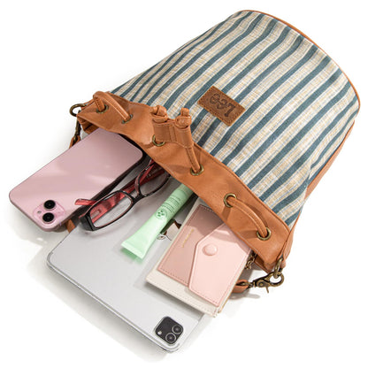 Montana West Lee Drawstring Hobo Bucket Bag