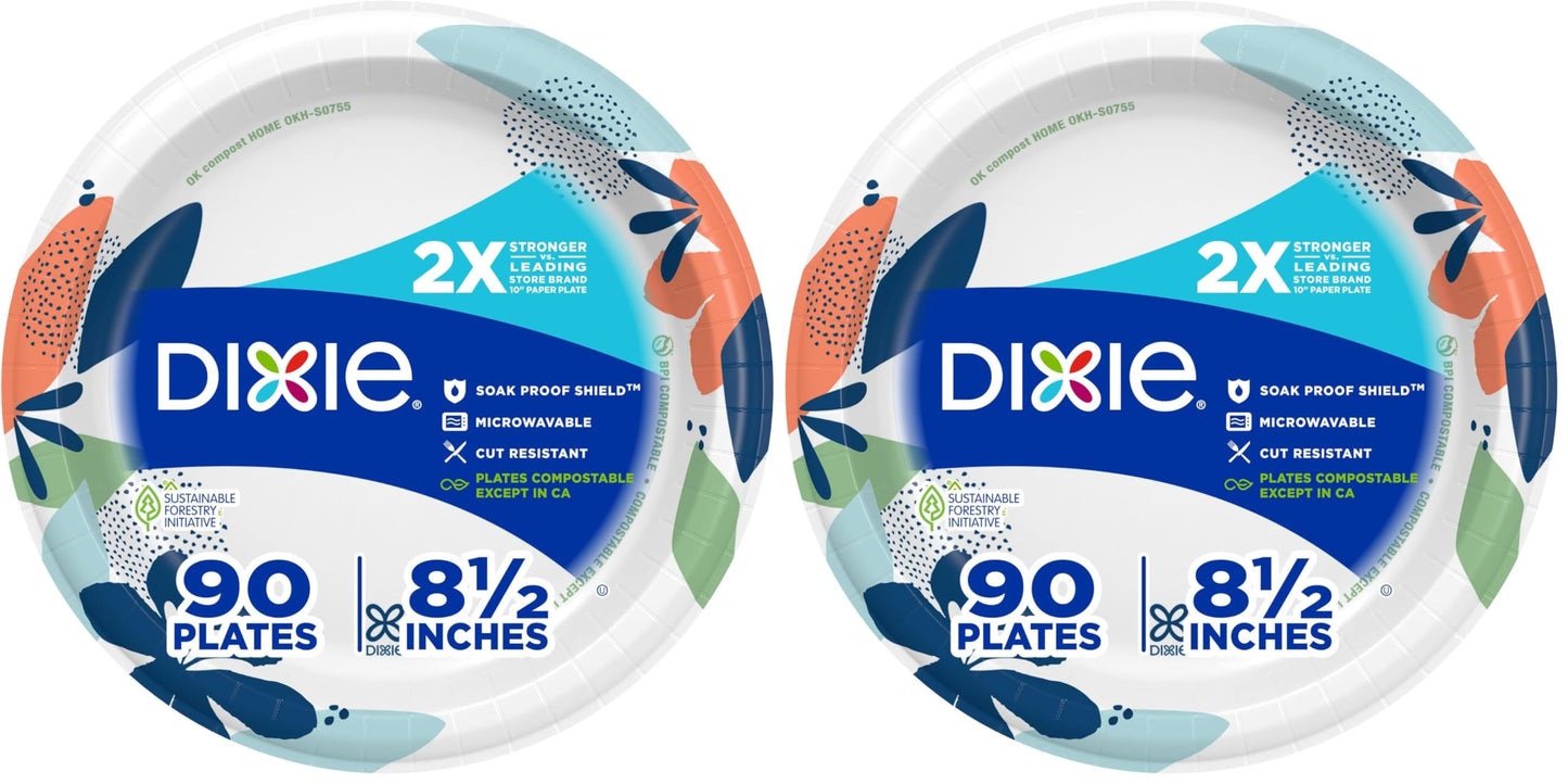Durable Dixie 8.5 Plates: Strong, Safe & Soak-Proof