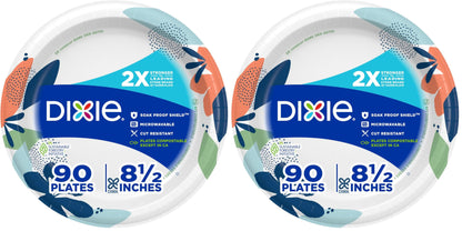 Durable Dixie 8.5 Plates: Strong, Safe & Soak-Proof