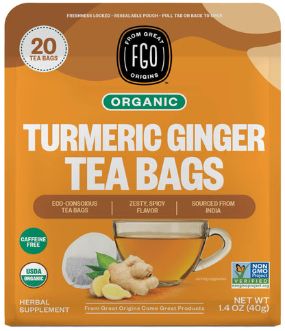 ElderZen Organic Tea - Caffeine-Free Eco Bags