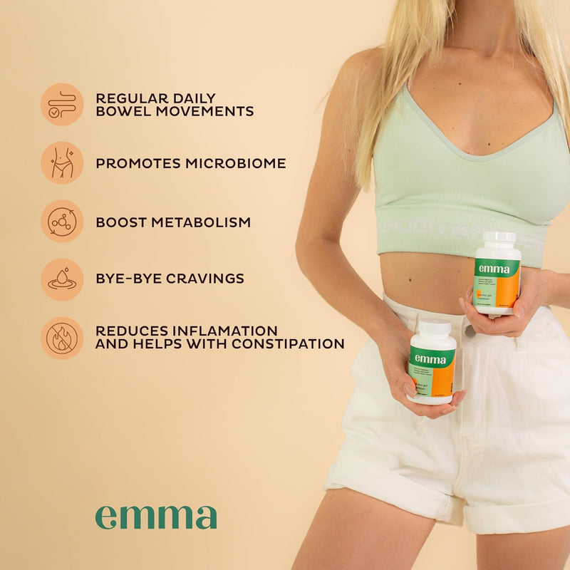 Emma Doctors Endorsed Gut Health Supplement - 60 capsules - Relief from Gas and Bloating, Repairs Leaky Gut with Magnesium, Berberine, Vitamin D, Quercetin & More - Gut Health & Colon Cleanse Formula - Premium Health from Visit the Emma Store - Just $78.99! Shop now at Handbags Specialist Headquarter