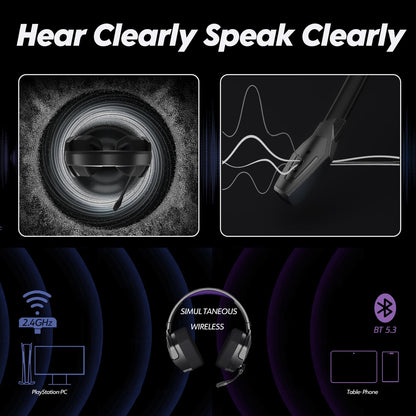 NUBWO G06 Dual Wireless Gaming Headset