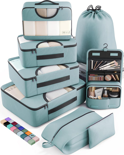 Veken Travel Cubes - 8 Piece Set