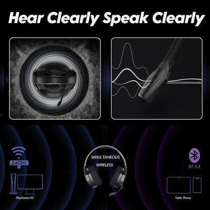 NUBWO G06 Dual Wireless Gaming Headset