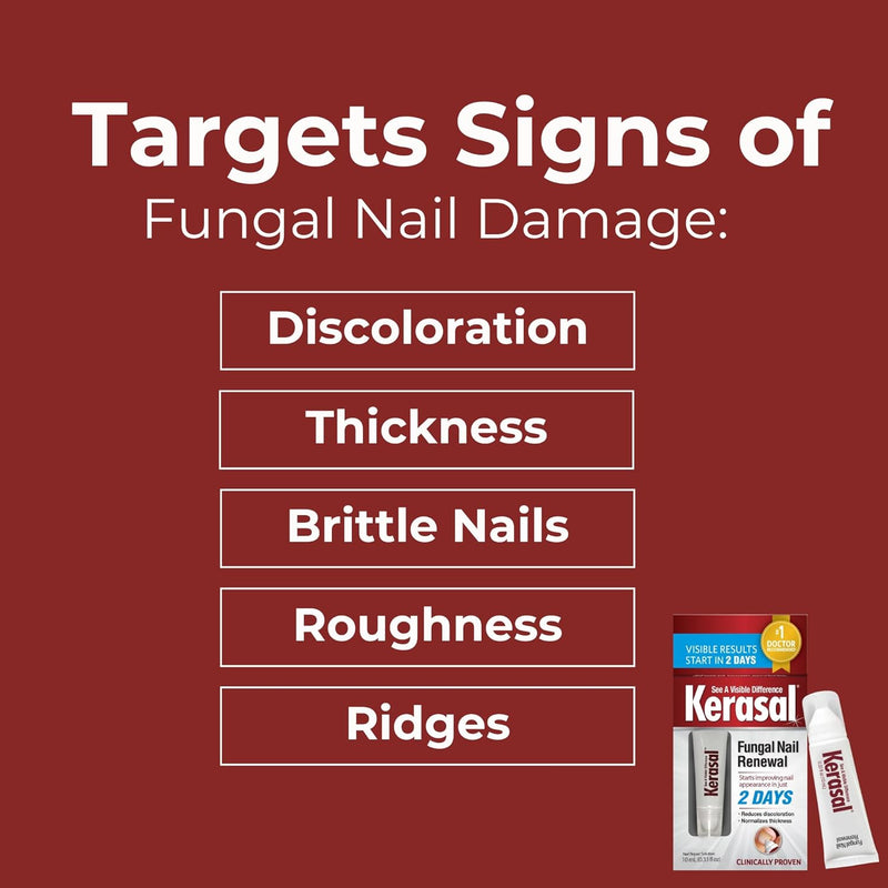 Kerasal Nail Renewal, Restores Appearance of Discolored or Damaged Nails, 0.33 fl oz (Packaging May Vary) - Premium Health from Visit the Kerasal Store - Just $31.99! Shop now at Handbags Specialist Headquarter
