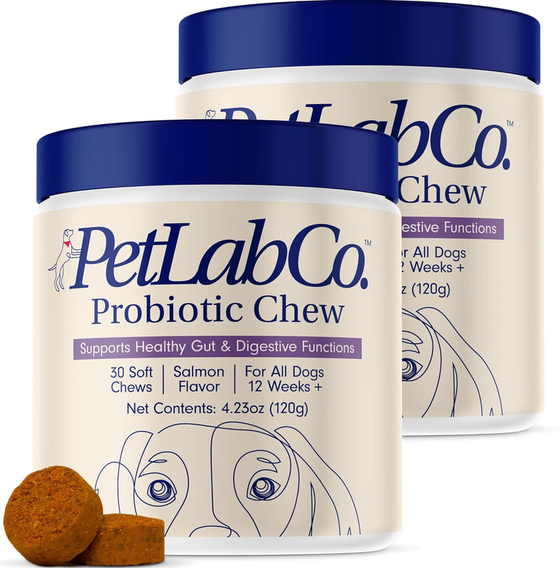 Probiotics for Dogs, Support Gut Health, Diarrhea, Digestive Health & Seasonal Allergies - Pork Flavor - 30 Soft Chews - Packaging May Vary - Premium Pet supplements from Visit the Petlab Co. Store - Just $53.99! Shop now at Handbags Specialist Headquarter