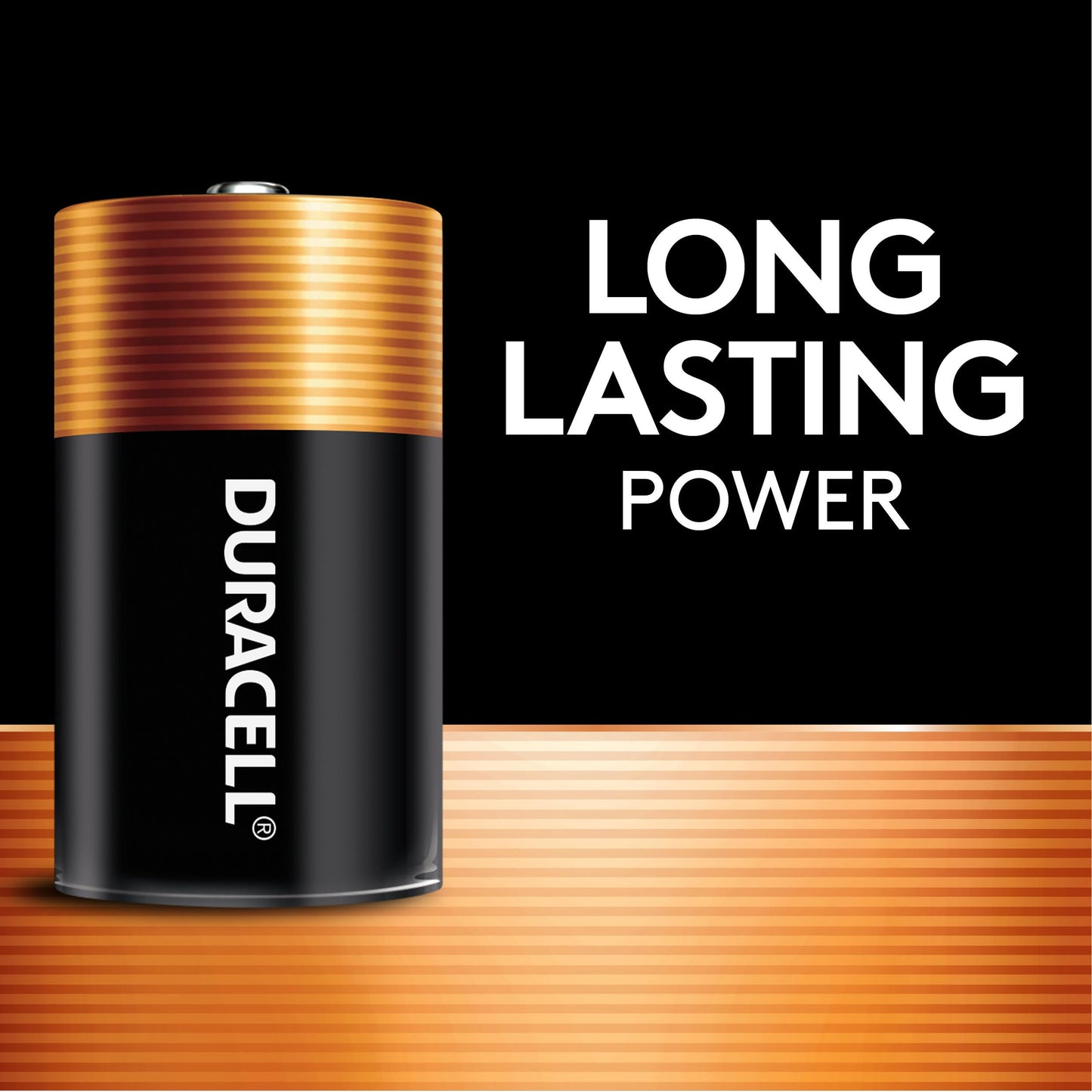 DuraPower D Batteries, 8 Pack