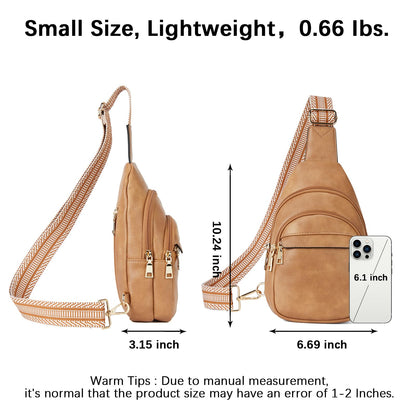 BOSTANTEN Chic Leather Crossbody Sling Bag