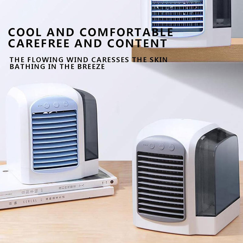 Breezy Comforts AC, Frost Blast Pro Portable Air Chiller, Breezy Comfort Portable AC, Portable Air Conditioners Rechargeable, Evaporative Air Cooler with 3 Speed for Bedroom Home Office - Premium Health from Brand: Generic - Just $64.99! Shop now at Handbags Specialist Headquarter