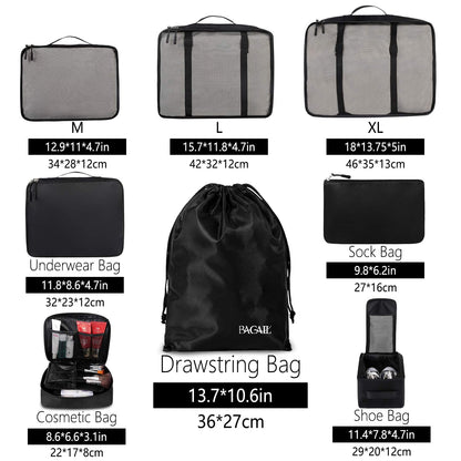 TravelMate 8-Piece Packing Cubes