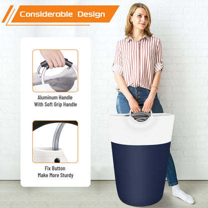 BlissTotes 90L Collapsible Laundry Hamper - Black