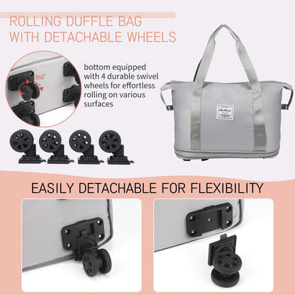 VoyagePro Expandable Wheeled Duffle Bag