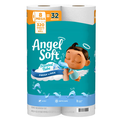 Angel Fresh Lavender Mega Toilet Rolls - Soft & Strong