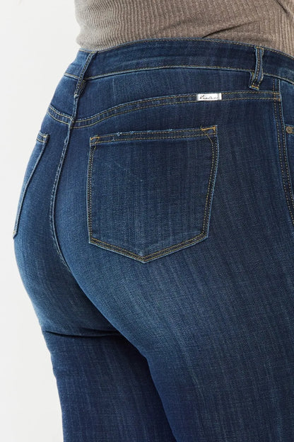 Kancan Full Size Mid Rise Flare Jeans - Premium Sleepwear from Trendsi - Just $67.99! Shop now at Handbags Specialist Headquarter