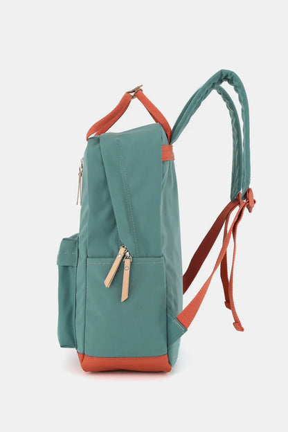 Himawari Waterproof Backpack Bag with Multilayer Pockets - Premium Backpack Bags from Trendsi - Just $41.99! Shop now at Handbags Specialist Headquarter
