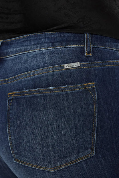 Kancan Full Size Mid Rise Slim Flare Jeans - Premium Sleepwear from Trendsi - Just $67.99! Shop now at Handbags Specialist Headquarter
