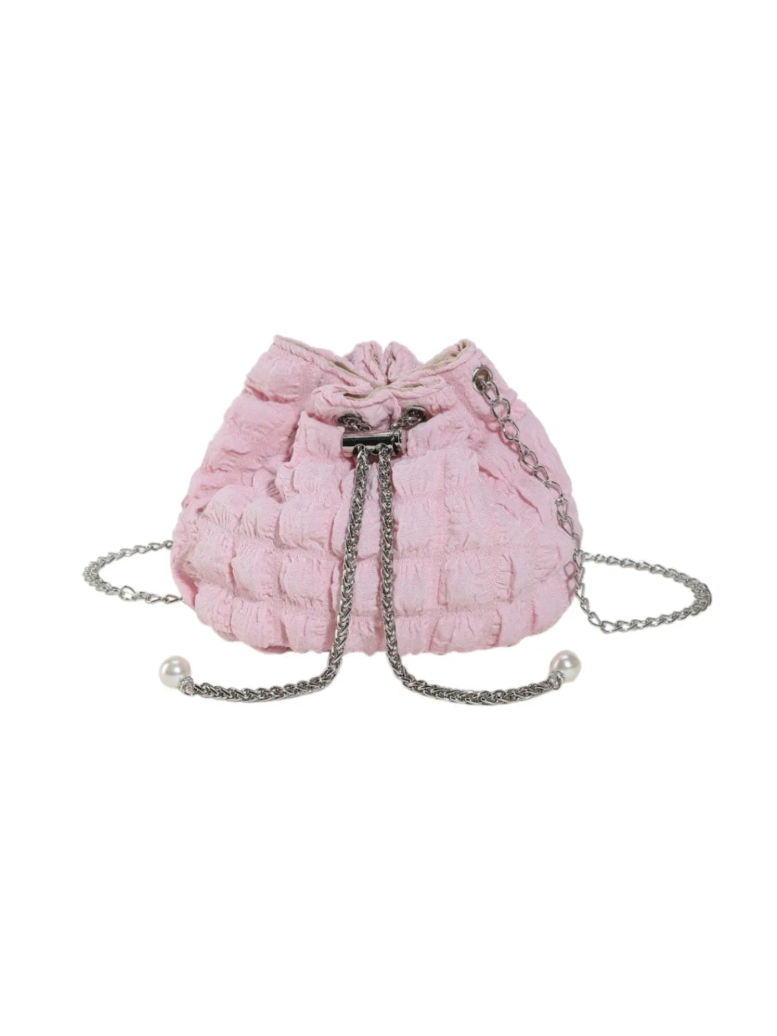 Bubble Texture Bucket Bag.
