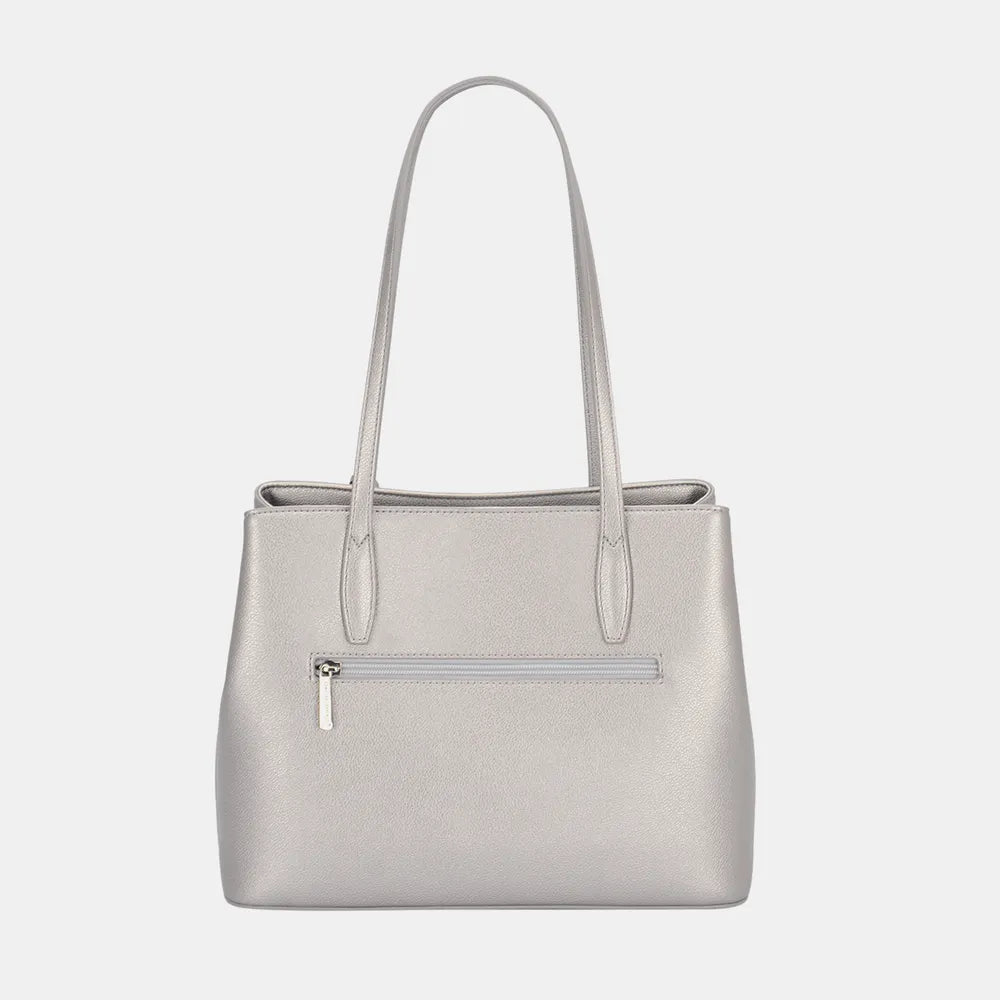 David Jones PU Leather Handbag - Premium Handbags from Trendsi - Just $44.99! Shop now at Handbags Specialist Headquarter