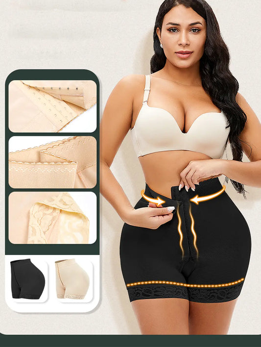 Full Size Lace Detail Hook-and-Eye Shaping Shorts - Premium Bottoms from Trendsi - Just $30! Shop now at Handbags Specialist Headquarter