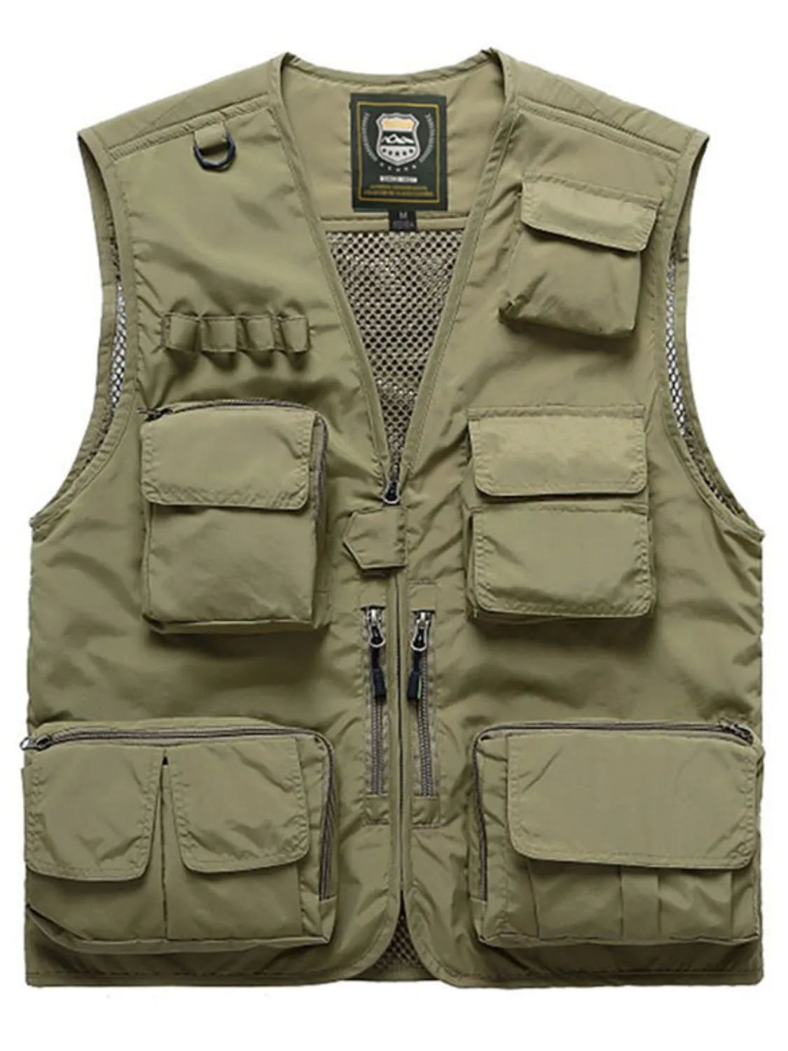 Men's Full Size Mesh  Zip Up Vest Plus Size - Premium  from Trendsi - Just $46.12! Shop now at Handbags Specialist Headquarter