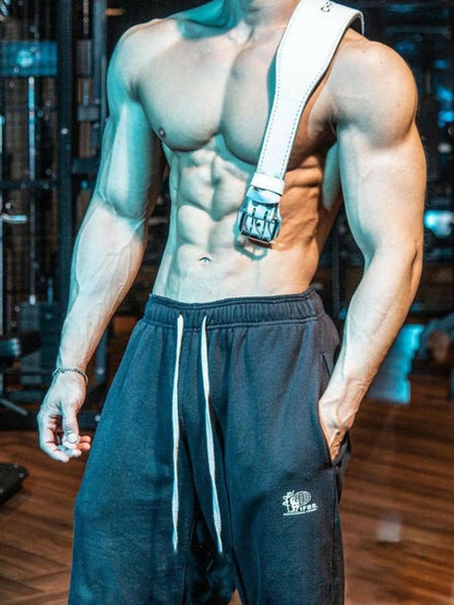 Men's Plus Size Graphic Drawstring Active Shorts.