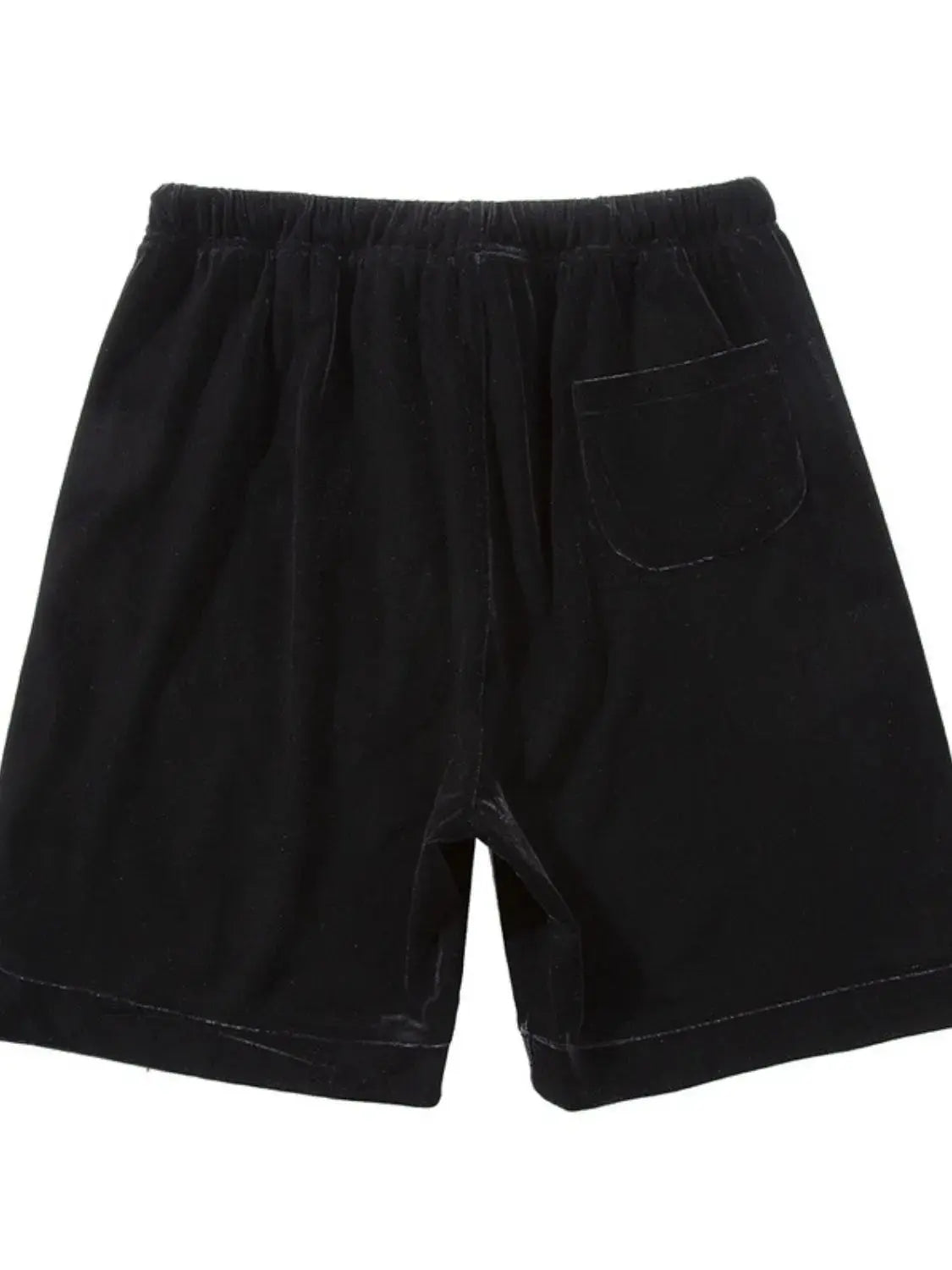 Men's Drawstring Pocketed Shorts with Zip.