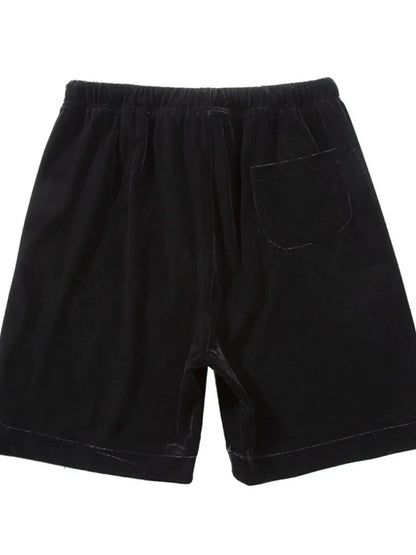 Men's Drawstring Pocketed Shorts with Zip.