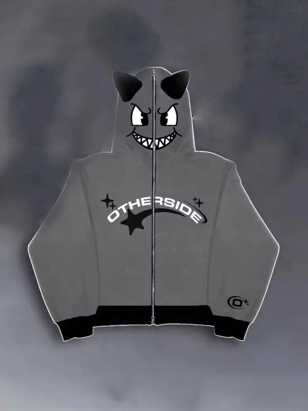 Men's Zip Up Letter Graphic Hoodie - Premium Men's Sweatshirts from Trendsi - Just $36.72! Shop now at Handbags Specialist Headquarter
