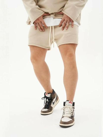 Men's Plus Size Drawstring Shorts.