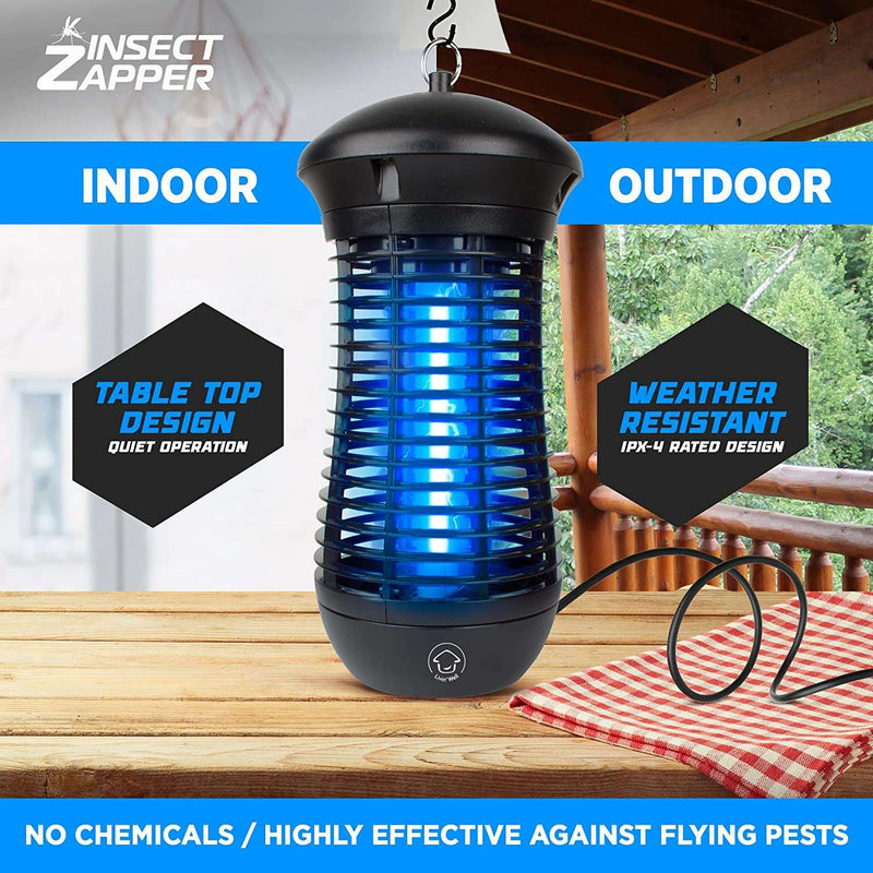 Livin’ Well Bug Zapper Indoor Outdoor - 4000V High Powered Electric Mosquito Zapper Home Patio, 1,500 Sq Ft Range Fly Zapper Mosquito Trap, 18W UVA Bulb Mosquito Killer Lamp Insect Bug Light, Black - Premium DÉCOR from Visit the Livin' Well Store - Just $38.99! Shop now at Handbags Specialist Headquarter