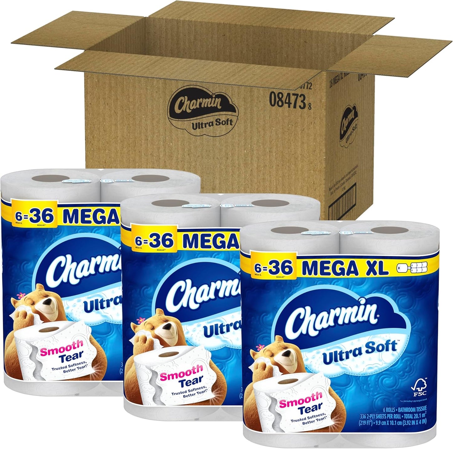 Charmin Cloud Soft: 6 Mega = 24 Regular Rolls