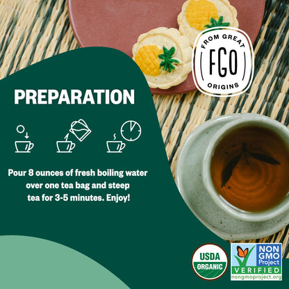 ElderZen Organic Tea - Caffeine-Free Eco Bags