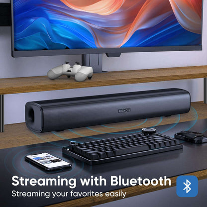 Smart SoundBar: Custom Bass & Compact Design