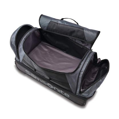 Andante 2 Rolling Duffel - 22 Sleek Black Travel Bag