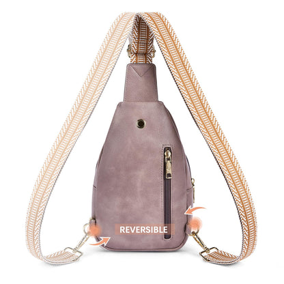 BOSTANTEN Chic Leather Crossbody Sling Bag