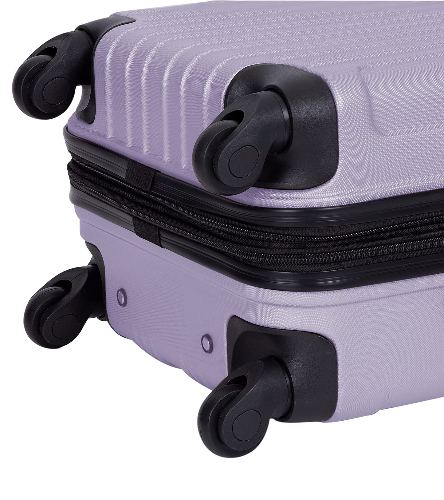 Rose Gold Hardside Luggage Set - 4-Piece Travel Kit