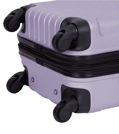 Rose Gold Hardside Luggage Set - 4-Piece Travel Kit