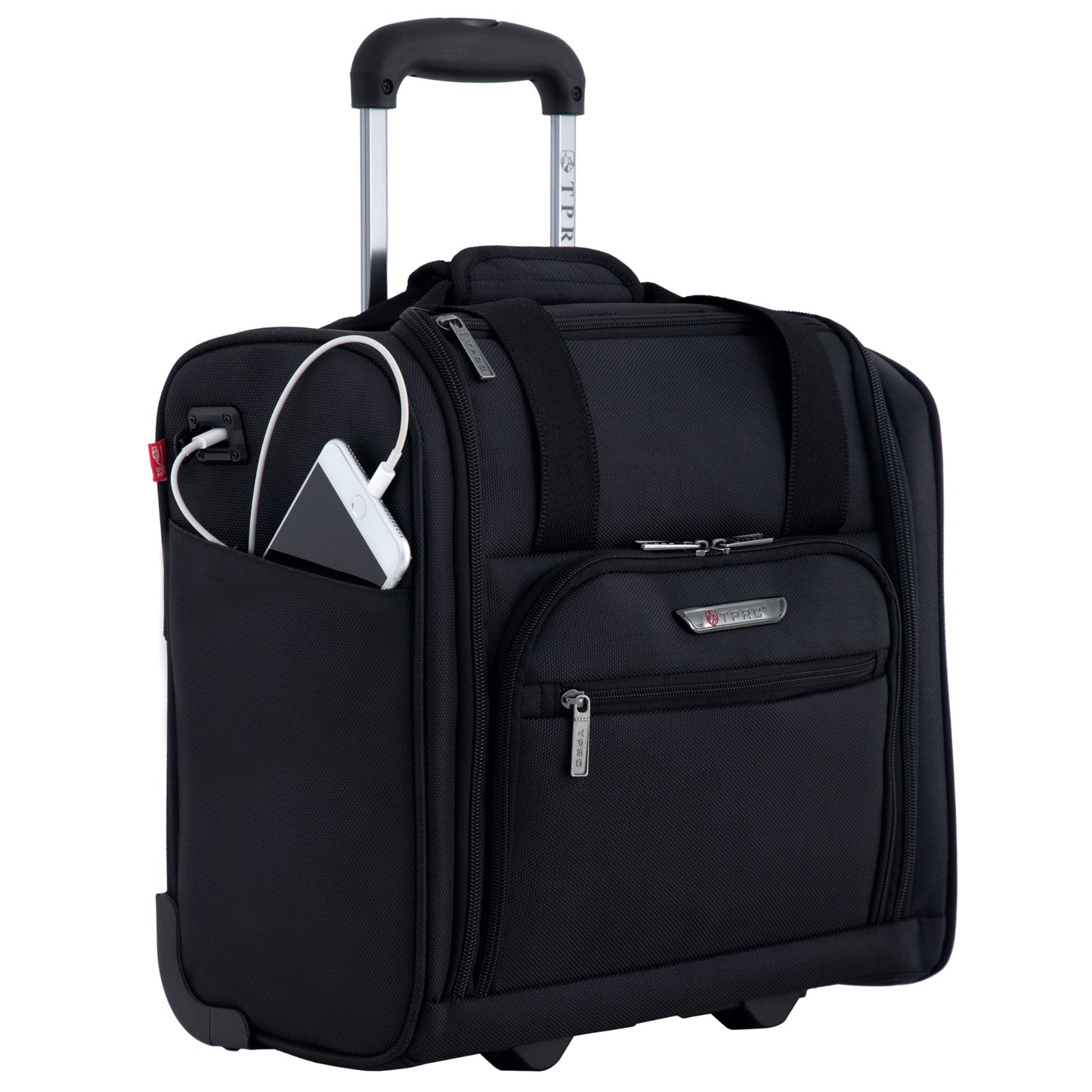 TPRC Smart Purple Underseat Carry-On with USB Port