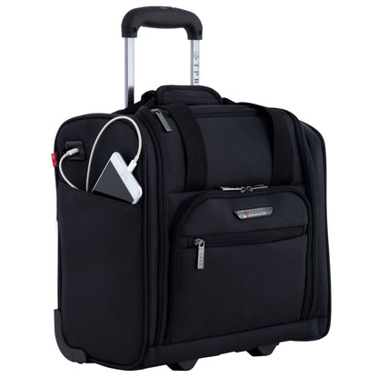 TPRC Smart Purple Underseat Carry-On with USB Port