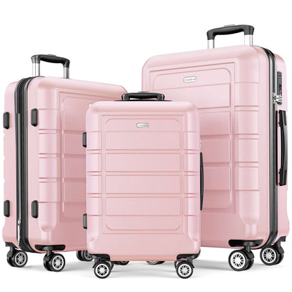 Expandable ShowKoo Suitcase - Durable & TSA Lock