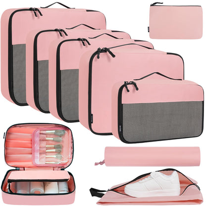 BAGAIL Travel Cubes: 8/9 Set Packing Organizers