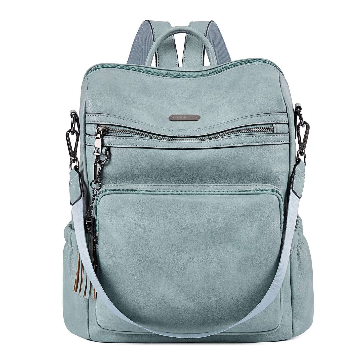 CLUCI Luxe Convertible Leather Backpack Purse