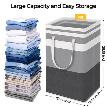 HomeHacks Duo Waterproof Laundry Baskets