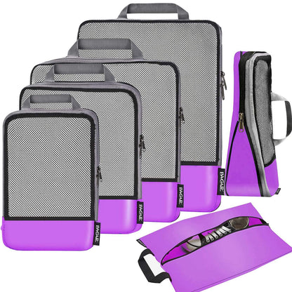 BAGAIL Expandable Travel Compression Cubes Set