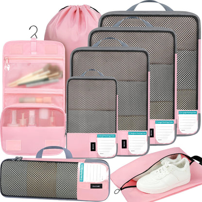 BAGAIL Expandable Travel Compression Cubes Set